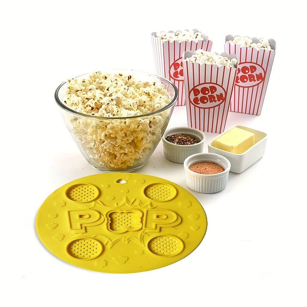 Silicone Microwave Popcorn Lid – Versatile Popcorn Flavored Kitchen Tool – Easy Flavoring Kitchen Supplies