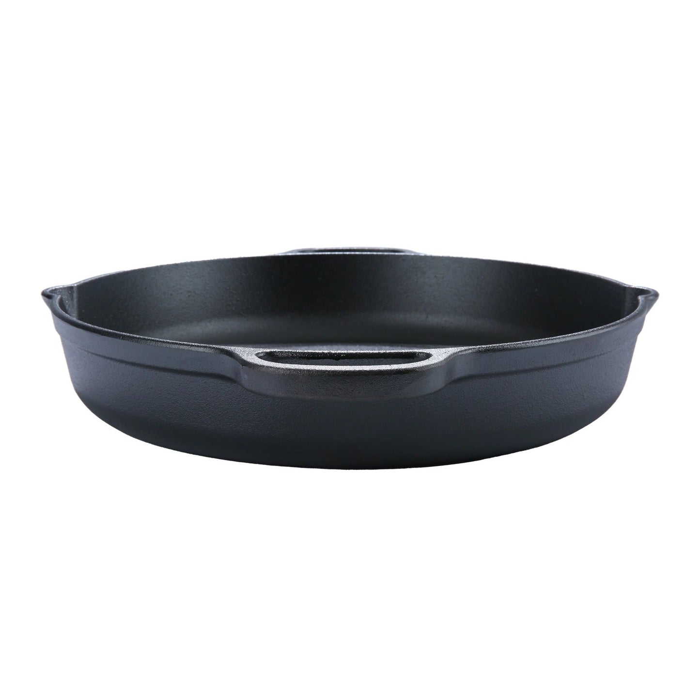 Pre-Seasoned 14" Cast Iron Skillet - Versatile Kitchen Essential, Oven and Grill Safe with Drip-Spout Design, Perfect for Camping and Indoor/Outdoor Cooking