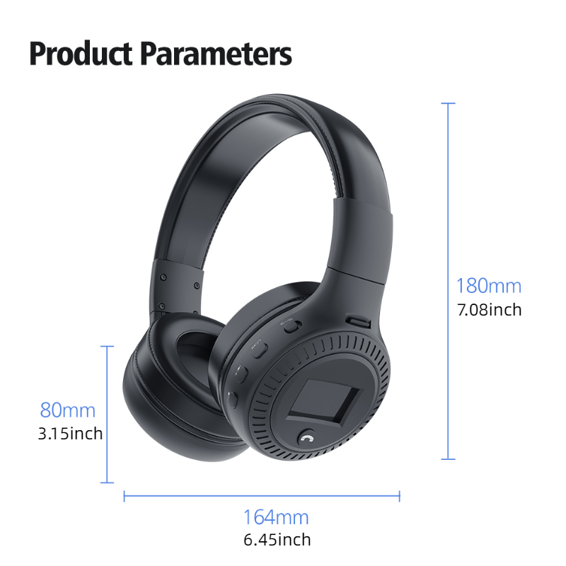 ZEALOT B19 Ultimate Wireless Headphones with Noise Cancellation, Dynamic Mic and Extended Battery Life – Ideal for Movies and Calls