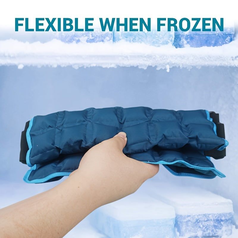 Reusable Full Back Ice Pack for Shoulder and Back Injuries - Cold Compress Therapy for Swelling, Bruises, and Sprains - Hand Wash Only - Rainbow Brand