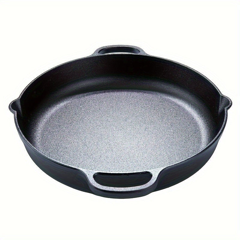 14-Inch Pre-Seasoned Cast Iron Skillet - Durable, Non-Stick Dutch Oven for Searing, Sautéing, Baking, Roasting, and Grilling