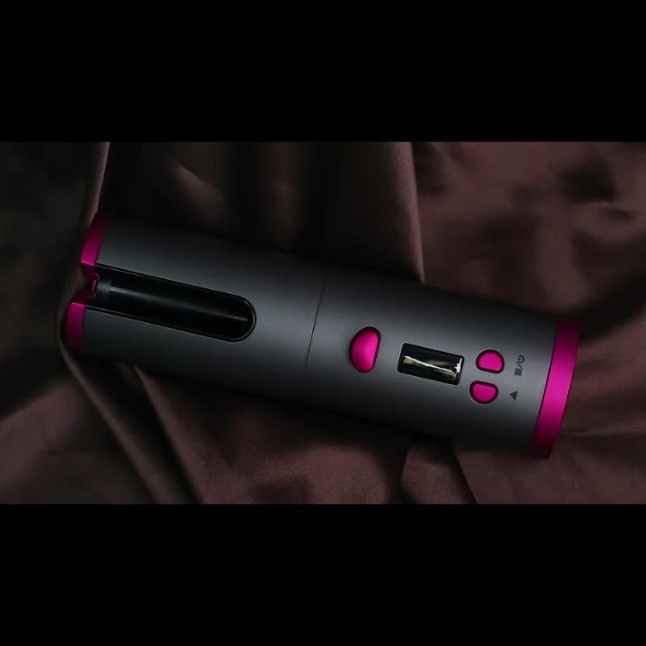 DELYOU Auto-Curler for Luscious Locks β Quick Charge USB, Ceramic, 5 Heat Settings, Tangle-Free β Ideal for Styling and Special Occasions β Elegant Gift Box Included