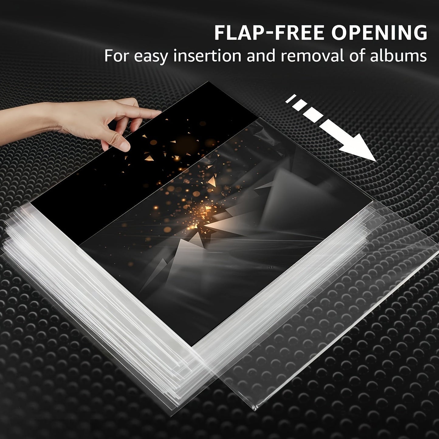 Premium Clear Vinyl Record Sleeves - 12.75" LP and Gatefold Protection, Durable 3mil Thickness - Ideal for Gift Packaging