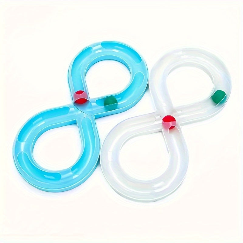 Cat Interactive Turntable Toy - Engaging Track Design for Indoor Play and Kitten Entertainment