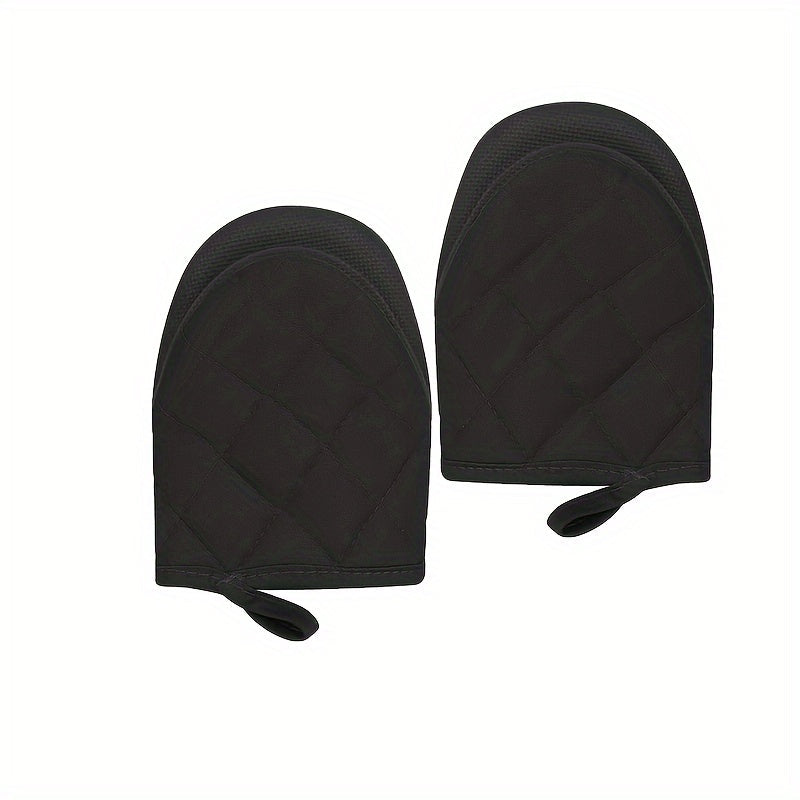 Multi-Ply Silicone Kitchen Oven Mitts - Non-Slip, Heat Resistant Gloves for Cooking and Baking - Food Safe - Perfect for Graduation, Juneteenth, Labor Day, and More - Pair