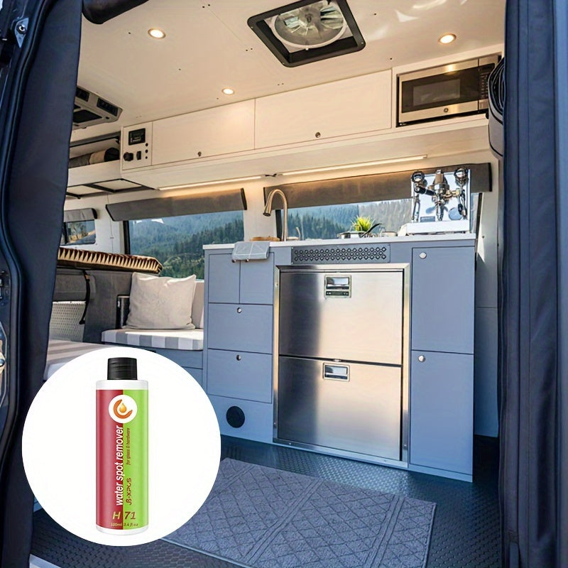 Powerful Bathroom Glass Cleaner - Removes Hard Water Stains, Soap Scum, and Lime from Shower Doors, Mirrors, Tiles, and Faucets