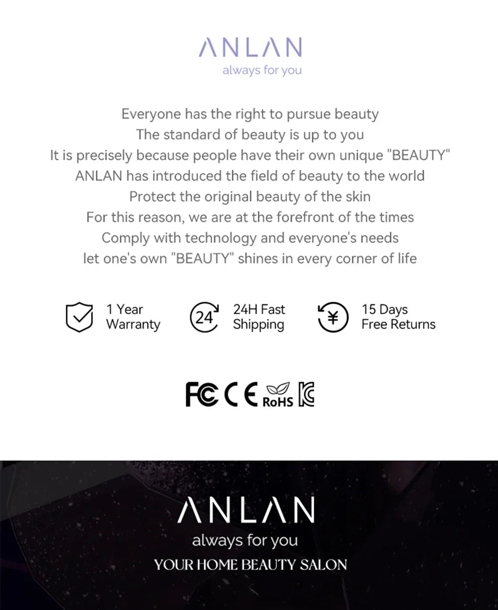 ANLAN Electric EMS Face & Body Massager – Guasha Therapy, Skin Lifting, Firming, Edema & Heat Treatment Beauty Device