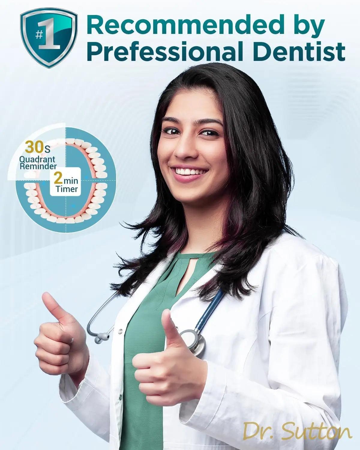 Rtauys S5 Upgraded Sonic Electric Toothbrush – Rechargeable Toothbrush for Adults & Kids 12+, 8 Brush Heads, IPX7 Waterproof Travel Case