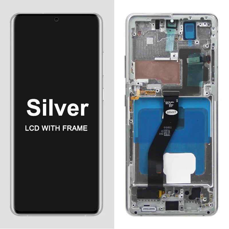 AMOLED Screen Assembly for Samsung Galaxy S21 Ultra 5G G998B LCD Touch Display with Fingerprint Sensor