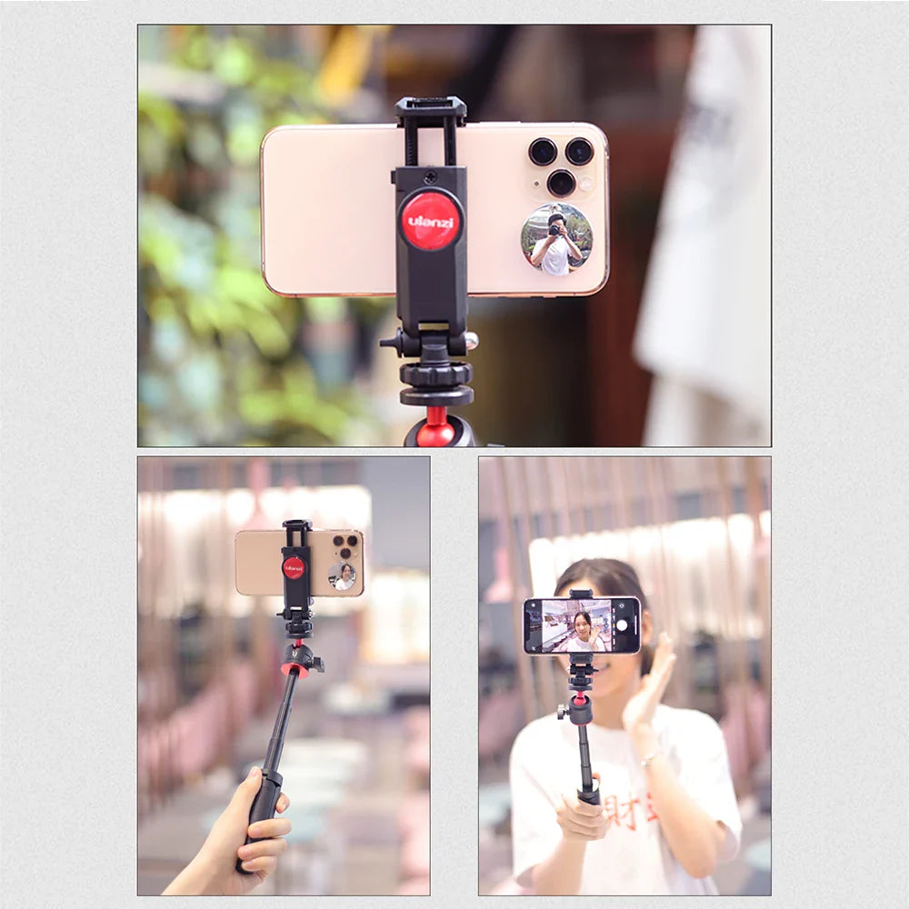 Universal Smartphone Selfie Vlog Mirror: Compatible with iPhone & Samsung - Essential Photography Accessories for Photo and Video