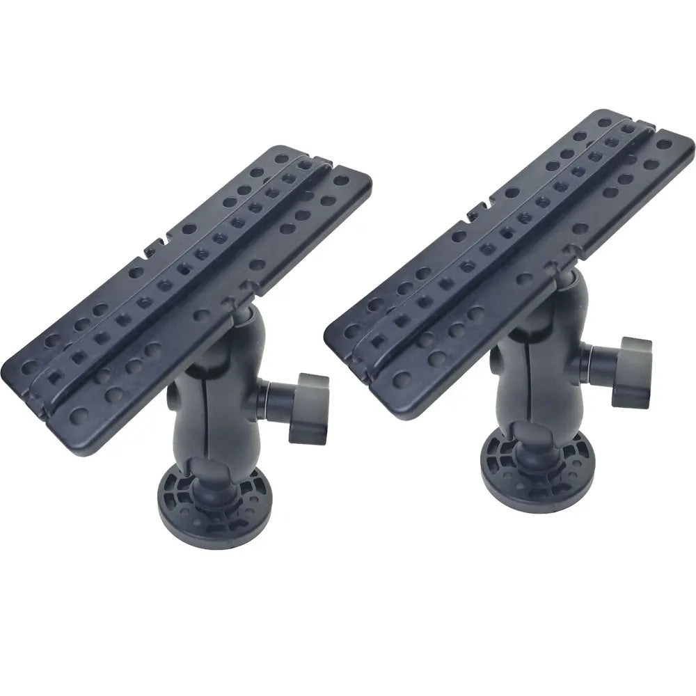 1/2 Pcs Kayak Fish Finder Mount Base – Rotating Electronic GPSMAP Plate Support for Marine Boat, Dinghy, and Canoe