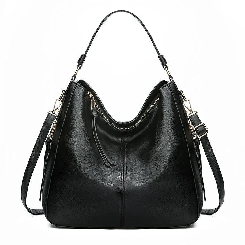 DIDABEAR Leather Hobo Bag for Women - Fashion Shoulder Bag, Large Capacity Vintage Tote Purse