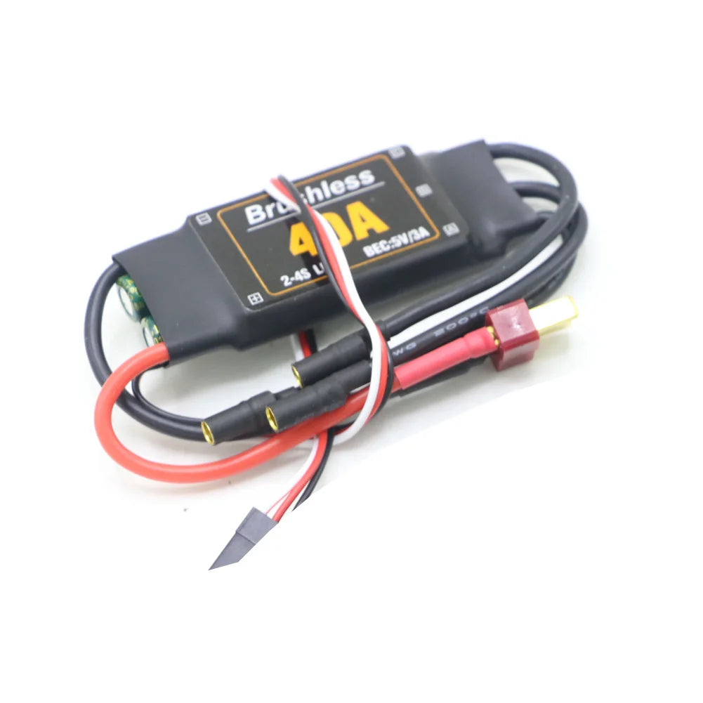 Mitoot 40A Brushless ESC Speed Controller — 2-4S with 5V 3A UBEC for RC FPV Quadcopters, Airplanes & Helicopters