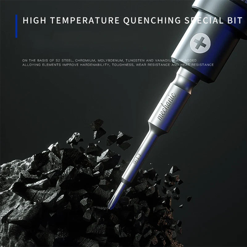 6-in-1 iShell MAX Precision Screwdriver Set: High Hardness Mechanics Plum Blossom Cross - Essential iPhone Disassembly Tools