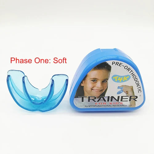 T4K Children’s Dental Tooth Trainer – Orthodontic Appliance for Kids Teeth Alignment, Soft & Hard Braces Mouthpieces