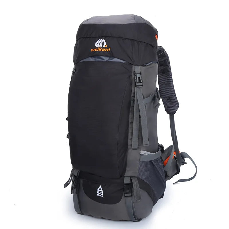 65L Large Camping Backpack — Waterproof Outdoor Hiking, Climbing & Trekking Mountaineering Sport Bag