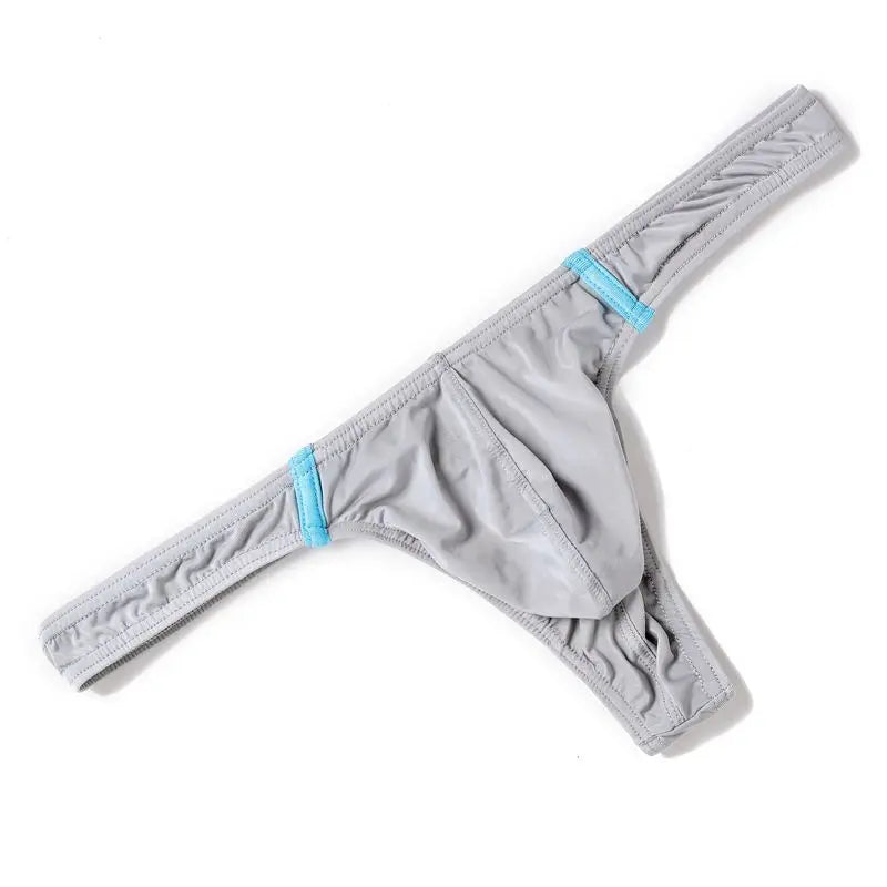 Men’s Low Rise Thong & G-String Underwear – Sexy Bikini Briefs with Support Pouch, Breathable Jockstrap Style (B617)