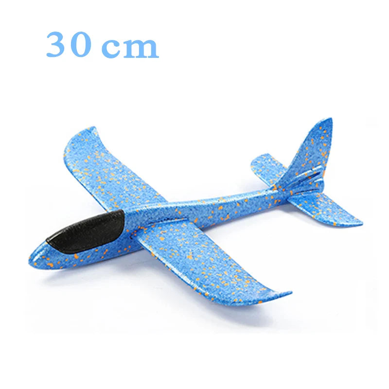 48cm EVA Foam Glider Aircraft Toy – Hand-Throw Flight Airplane DIY Model for Kids, Fun Outdoor Toy Gift