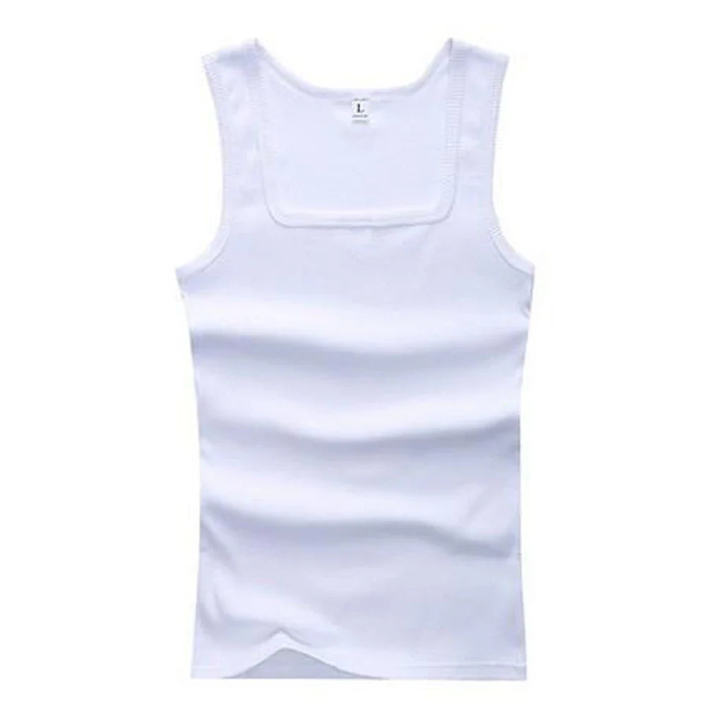 Plus Size Men’s Sleeveless Tank Top Vest – Summer Fitness Bodybuilding Singlet Casual Workout Shirt (Black, White, Gray)