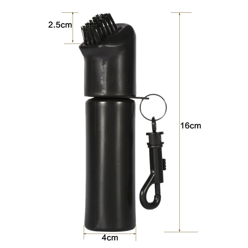 Golf Club Cleaning Brush – Wet Scrub Brush for Irons & Balls, Golf Cleaner with Water Bottle
