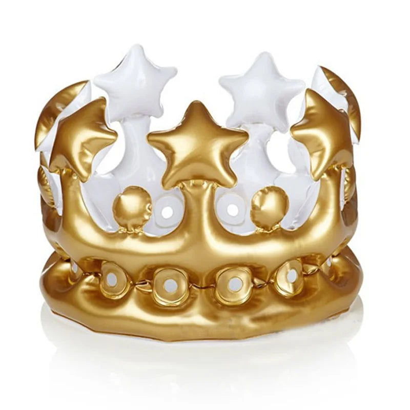 1Pcs Creative Custom Inflatable Crown Hat - Event/Festival Supplies, Stadium Prop, Kids Birthday Party Decoration Accessory