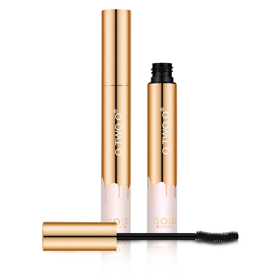 O.TWO.O 3D Fiber Thick Lengthening Mascara – Long Black Lash Eyelash Extension with Brush, Professional Eye Cosmetics
