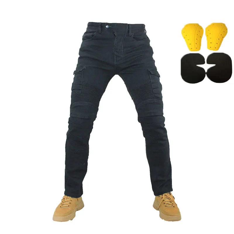 Motorcycle Jeans for Men – Featherbed Riding Trousers, Standard Version, Summer Car Ride Pants