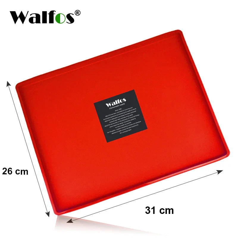 Walfos Food-Grade Silicone Baking Mat – Non-Stick DIY Cake Pad & Oven Liner for Swiss Roll & Bakeware Use