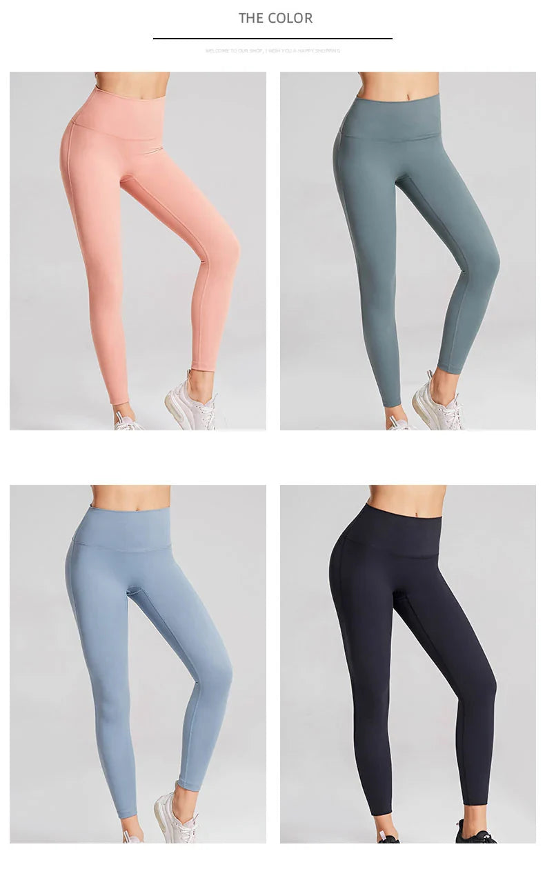 Women’s High Waist Seamless Push-Up Leggings – Naked Feeling Fitness, Running & Yoga Pants