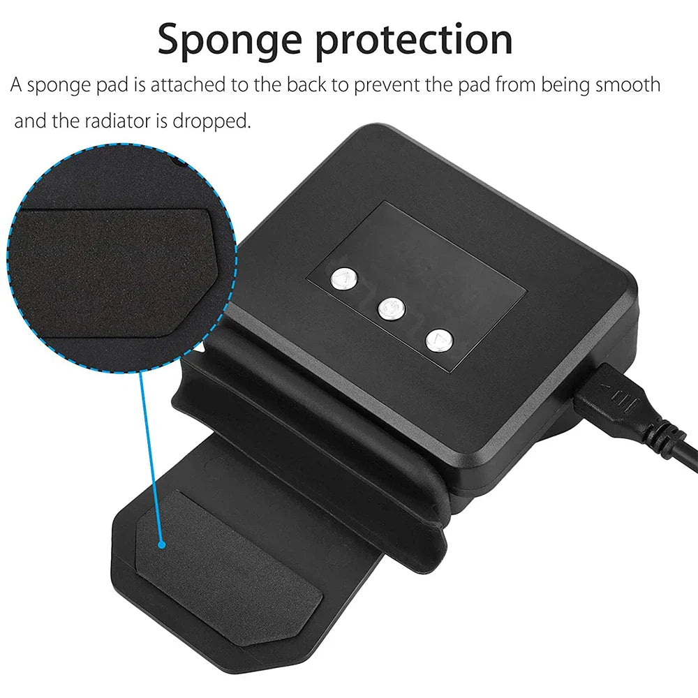 External Cooling Fan for Nintendo Switch – Turbo Pump Radiator Base with LED Display for Switch Docking Station