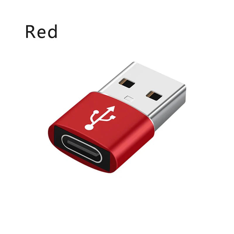 USB 3.0 to USB-C 3.1 Adapter – Mini Hi-Speed Type-C Female to USB-A Male Converter for Fast Charging & Data Sync OTG