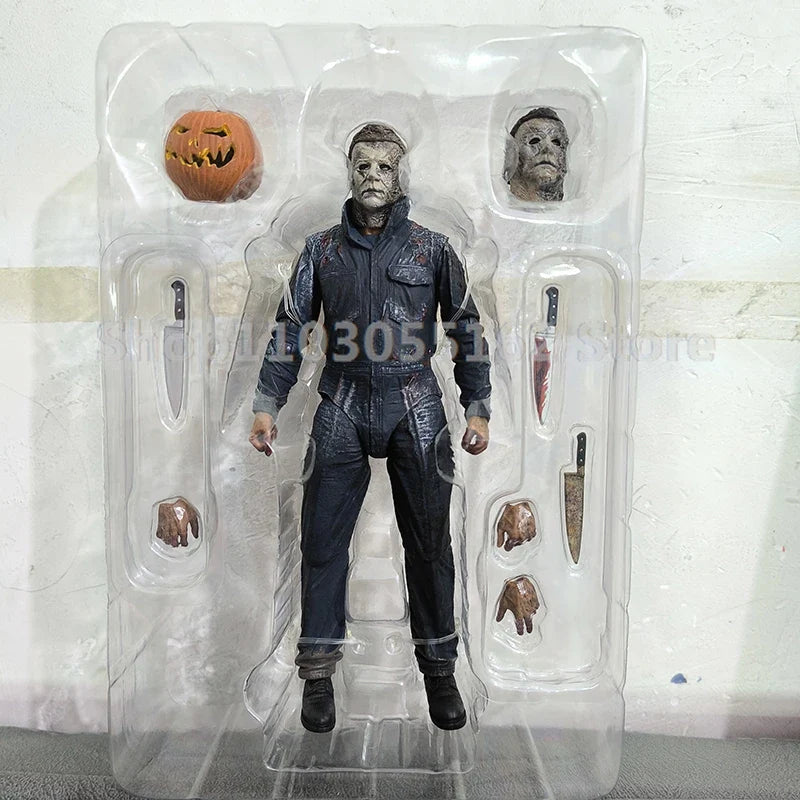 NECA Halloween II Michael Myers Action Figure – Pumpkin Kill Horror Collectible Toy