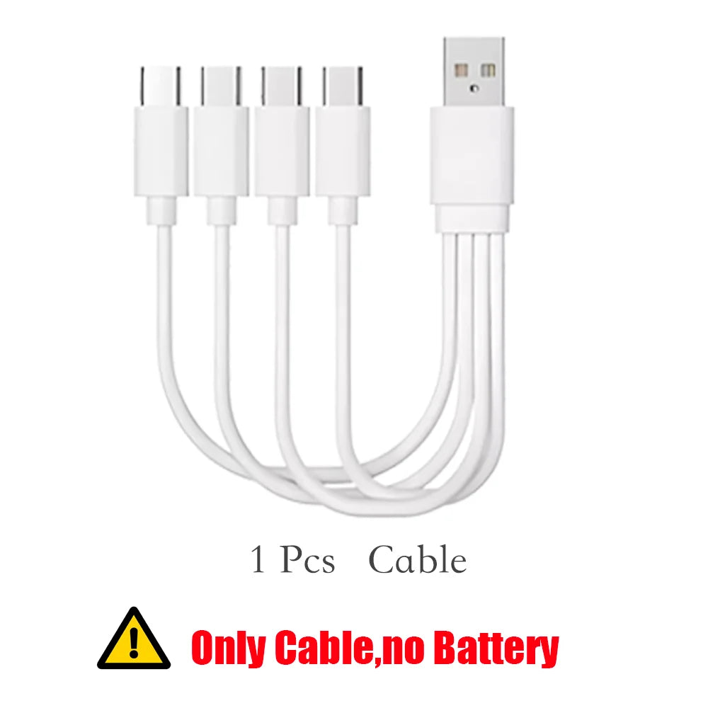 9V Lithium-Ion Rechargeable Battery 21800mWh ā High-Capacity Power for Guitar, Microphone, Smoke Detector & Pedals with Cable