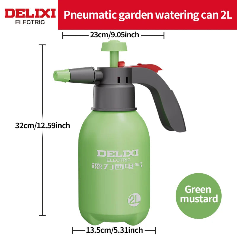 DELIXI ELECTRIC 2L Hand Pump Sprayer – Multi-Purpose Garden Sprayer with Adjustable Nozzle & Safety Valve