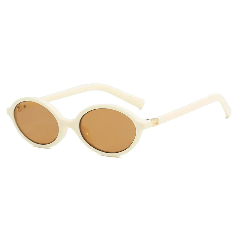 Trendy Small Retro Oval Sunglasses — Vintage Steampunk Round Shades for Women, Fashion UV400 Eyewear