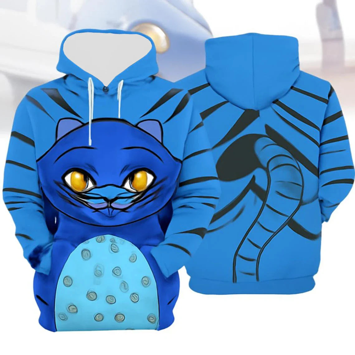 Women's Derpy Printed Hoodie – Autumn Winter KPop Demon Hunters Cozy Pullover for Daily Wear & Street Style