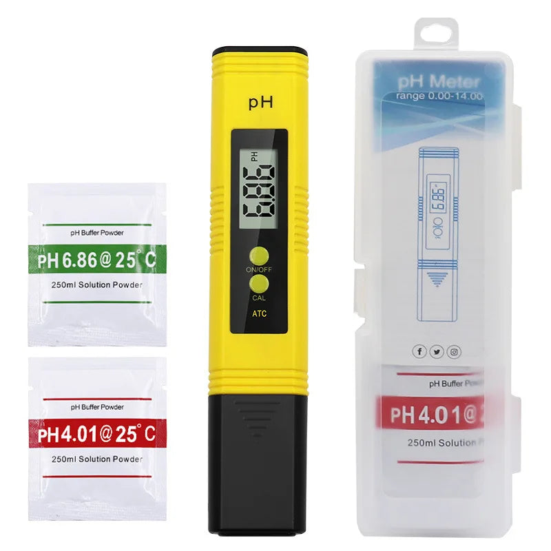 Digital pH Meter Pen – Water Quality Tester with 0.01 Accuracy for Aquarium, Pool, Wine & More