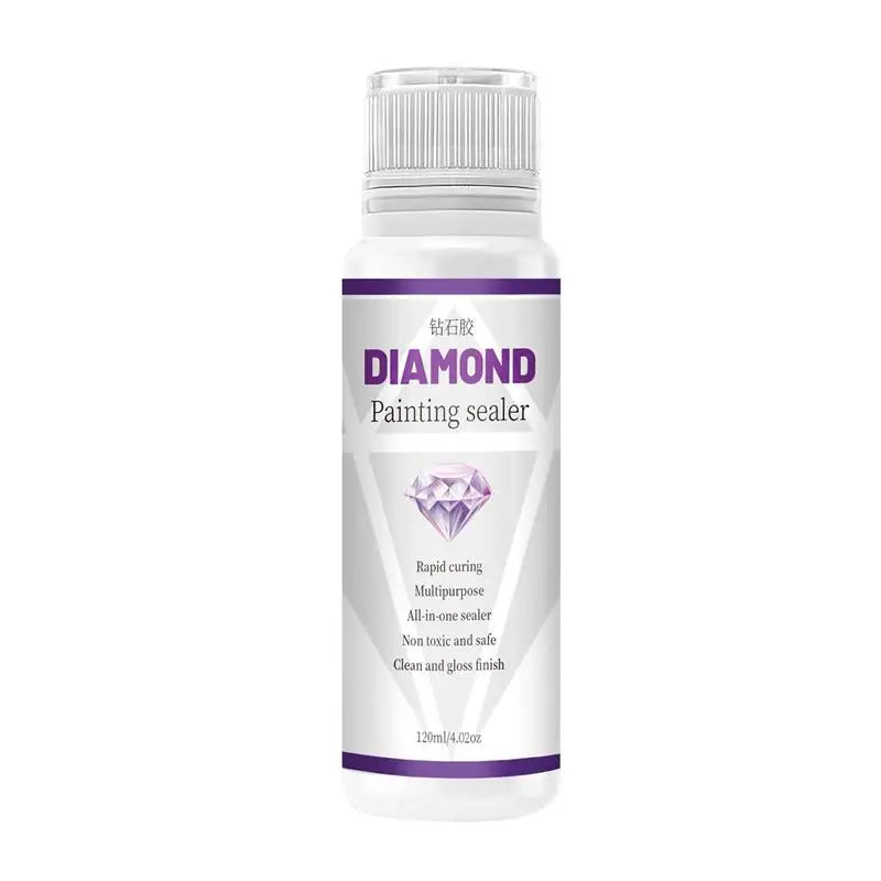 120ML Diamond Painting Sealer β Adhesive & Puzzle Art Glue for Permanent Hold & Shine Effect