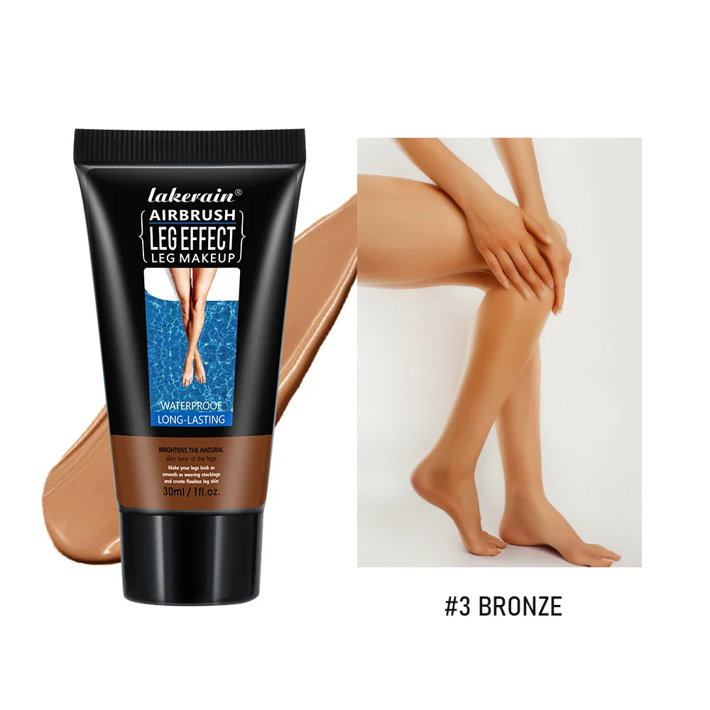 30g Moisturizing Leg & Body Foundation — Liquid Fake Tan Cream for Even Skin Tone and Skin Care