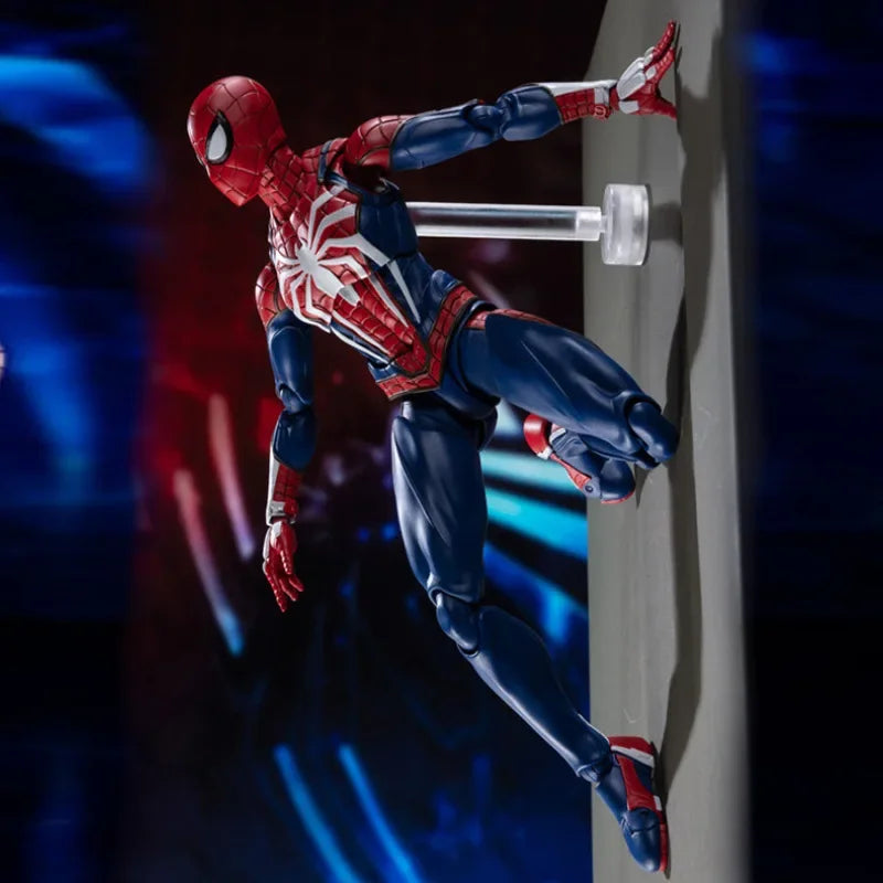 PS4 Spider-Man Avengers Action Figure – Upgrade Suit Game Edition Doll, Hot Toy Gift for Boys