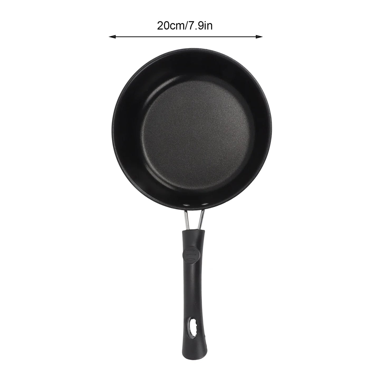 12–20cm Mini Non-Stick Frying Pan – Thickened Stainless Steel Skillet for Gas & Induction Cooking