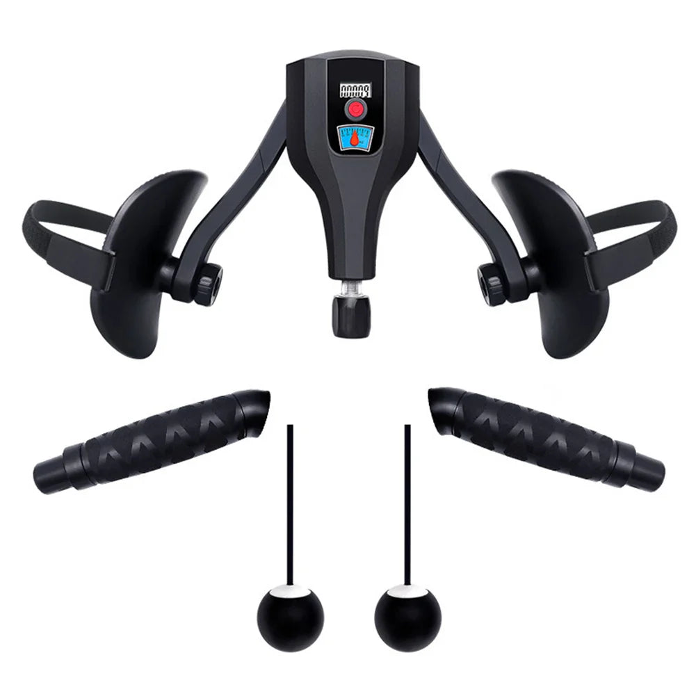 Pelvic Floor Muscle Trainer with Counter — Ergonomic 360° Rotating Thigh Exerciser, Non-Slip Pelvic Floor Exerciser for Women