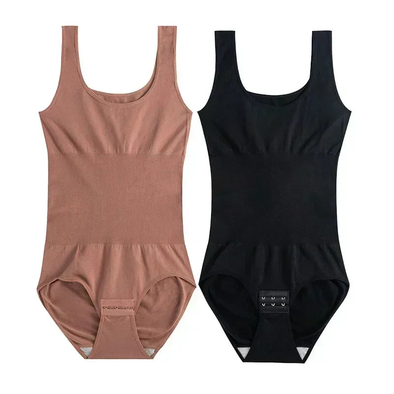 1/2PCS Women’s Bodysuit Shapewear — Slimming Corset Body Shaper Underwear with Tummy Control Briefs, Fits 35-110kg