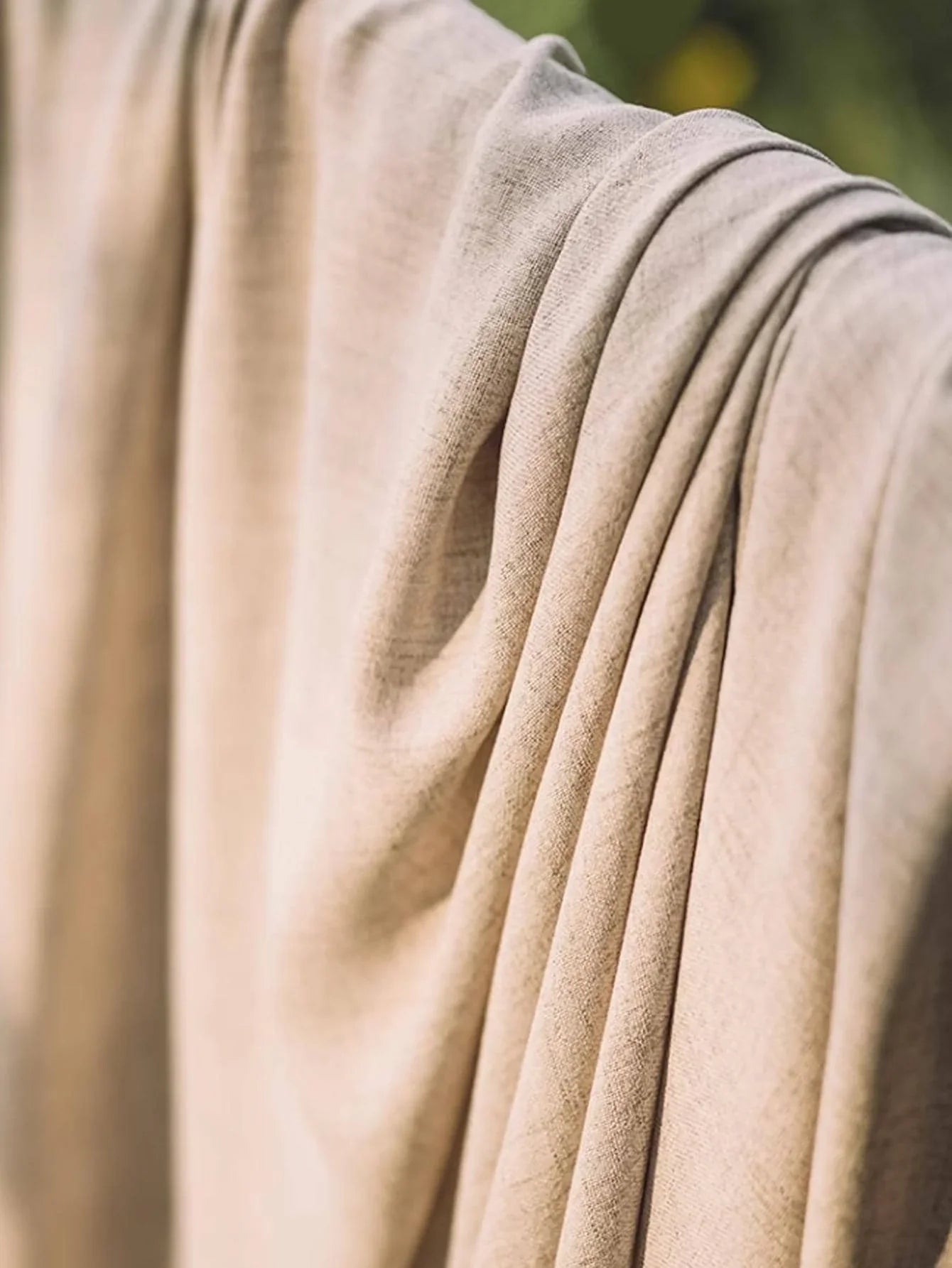 Thickened Cotton Linen Semi-Shading Curtains – Stylish Window Drapes for Bedrooms & Living Rooms
