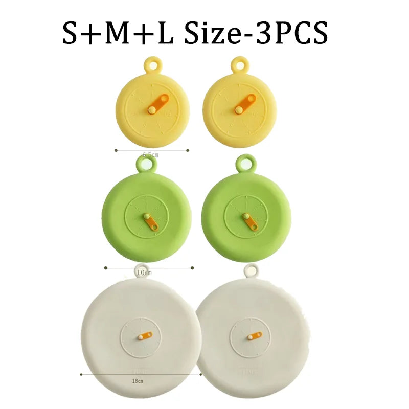 Reusable Silicone Stretch Lids β Self-Sealing Universal Covers for Bowls, Pots & Pans