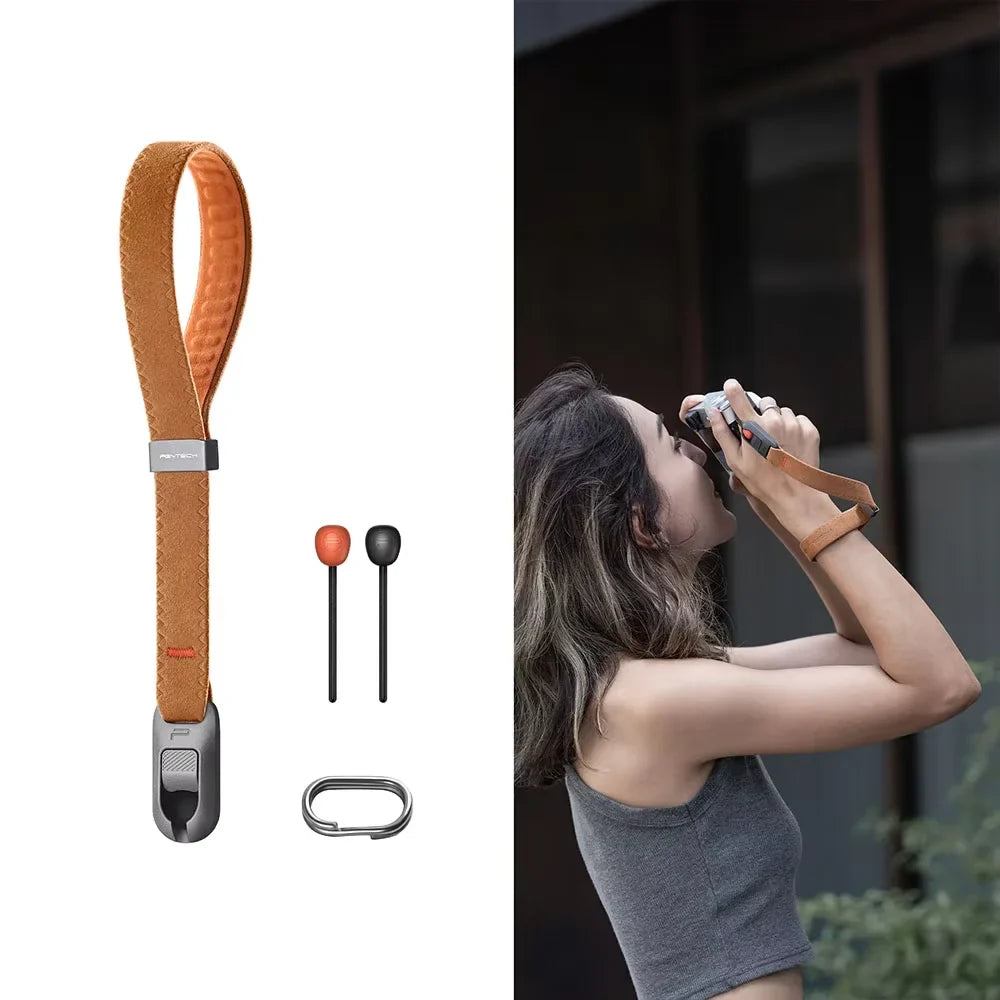 PGYTECH Adjustable Camera Wrist Strap – Quick Release Hand Strap for Sony, Nikon, Canon & GoPro