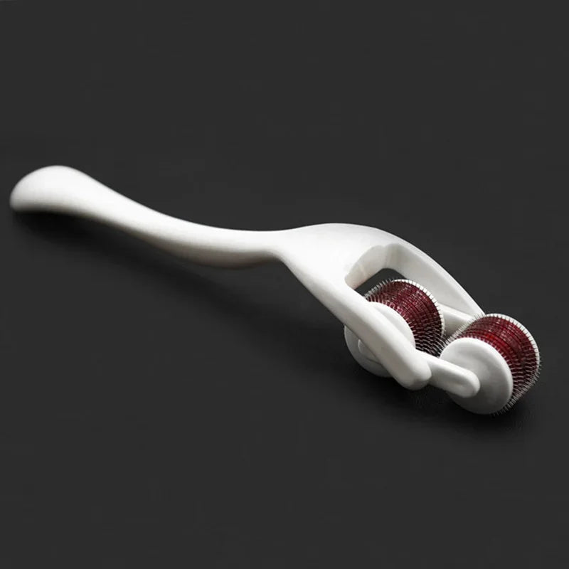 BDSM Mini Wartenberg Pinwheel — Sensation Fetish Spiked Metal Wheel with Sheath, Three-Wheel Design
