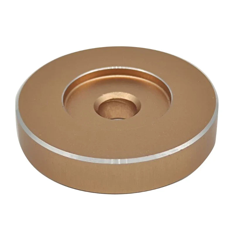 45 RPM Aluminum Adapter — Dome 7-Inch Vinyl Record Converter for All Turntables
