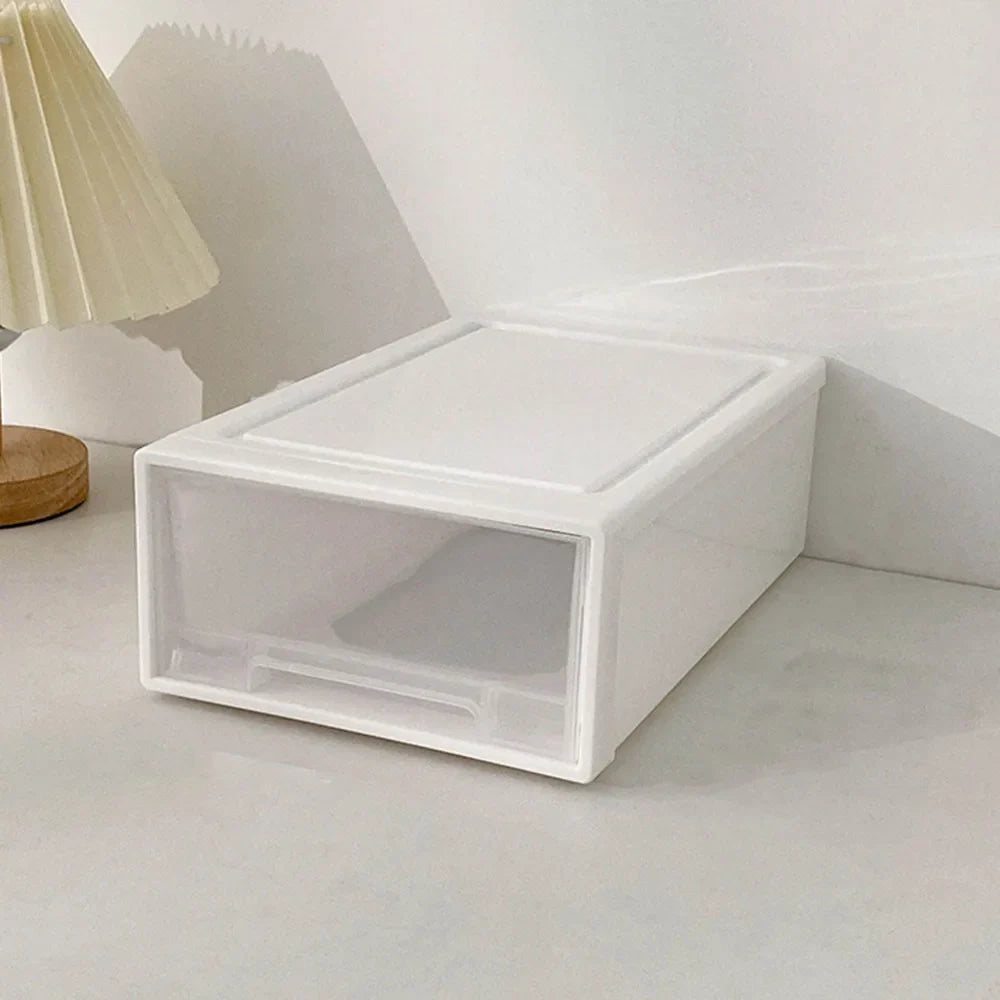 Desktop Jewelry Organizer Box - Stackable Pull-Out Drawer Storage for Bracelets & Necklaces