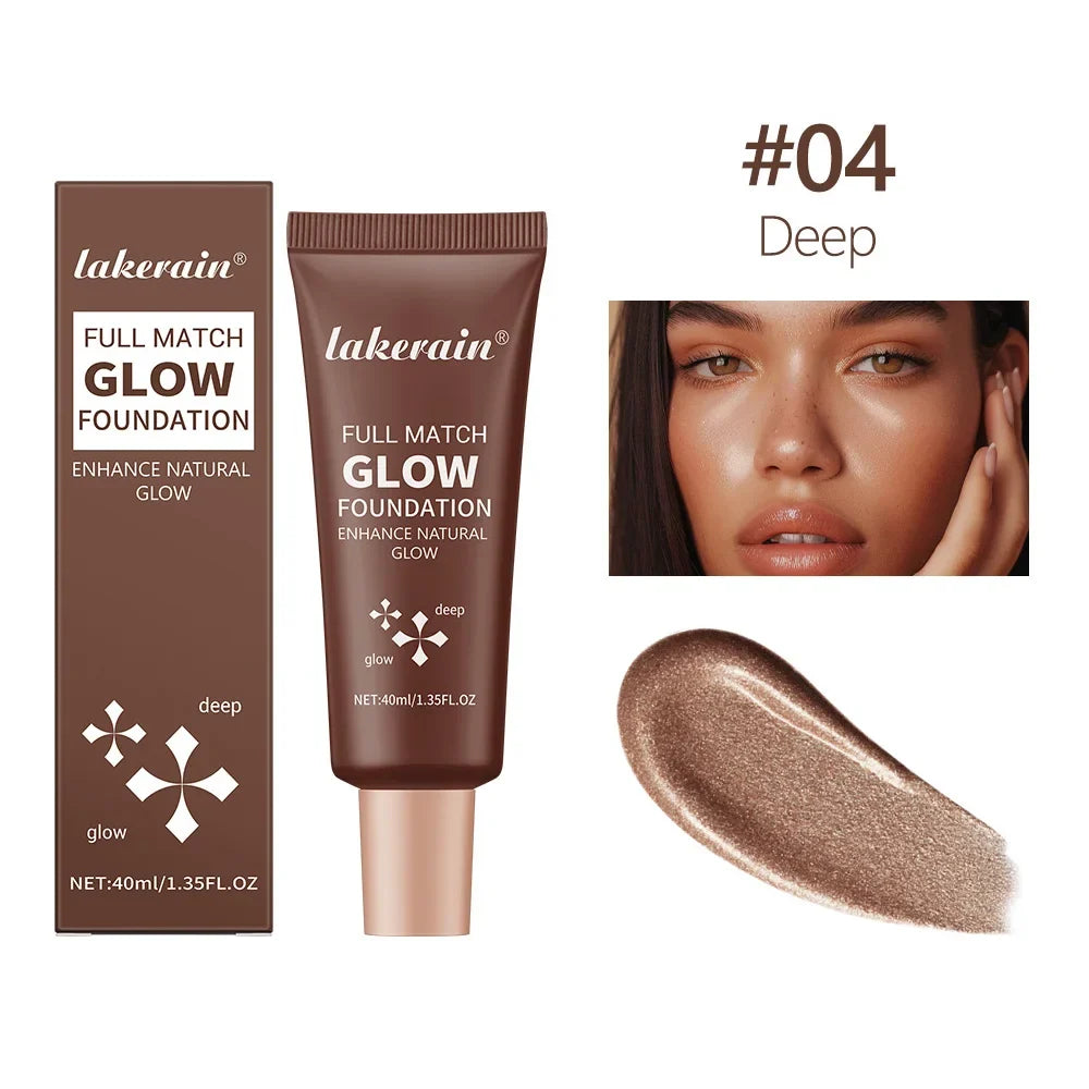 Glow Foundation Illuminator - Lightweight Moisturizing Glotion Natural Radiance Enhancer Multi-Purpose Highlighter Base
